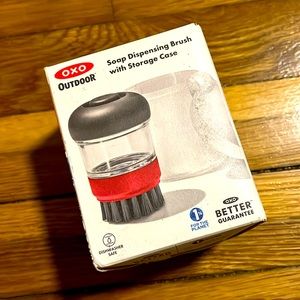 Oxo Soap Dispensing Brush with Storage Case